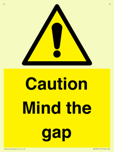 Caution Mind the gap
